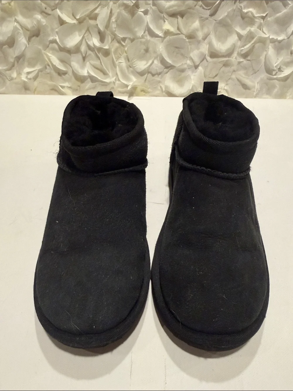 UGG Kids Black Ankle Snow Boots